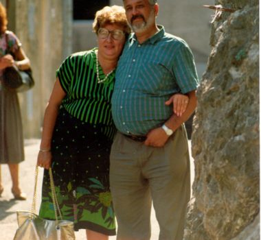 Franco e la moglie Modì (Maria Carla Lazzeri)
